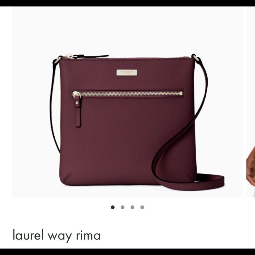 Kate Spade cross body plum bag.